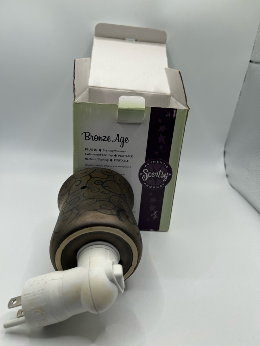 Scentsy Bronze Age Plug-In Warmer in Bronze Finish